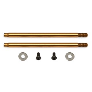 Team Associated 3x35 mm Shock Shafts (V2), TiN