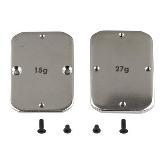 Team Associated 92101 B64 FT Steel Chassis Weights, 15g, 27g