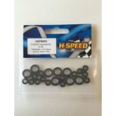 HSpeed HSPB003 H-SPEED Kugellagerset, 22 Stk Edelstahl...