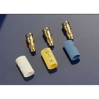 Traxxas  3342 Gold-Kontaktstecker 3,5mm