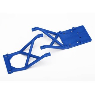 Traxxas  3623X SKID PLATES, FRONT & REAR (BLU