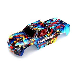 Traxxas  3648 Karo Stpede Rock n Roll (lackiert mit Decals)