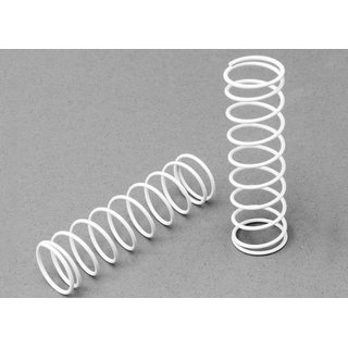 Traxxas  3758X SPRINGS, WHITE (FRONT) (2)