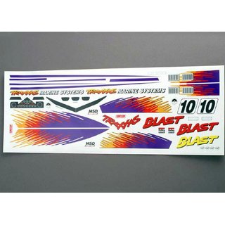 Traxxas  3841 RADIO COVER, LEXAN (BLAST)