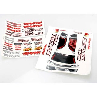 Traxxas 4113X DECAL SHEETS, NITRO STPEDE