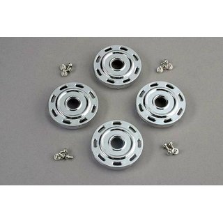 Traxxas 4278 MERCEDES CHROME WHEEL COVERS(4