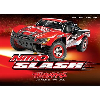 Traxxas  4498 OWNERS MANUAL, NITRO SLASH