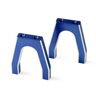 Traxxas  4919X Servo Befestigung Alu blau