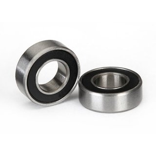 Traxxas  5117A Kugellager, schwarz, Gummidichtung (6x12x4mm) (2)