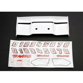 Traxxas 5412 Heckflügel weiß mit Decal