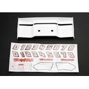 Traxxas  5412 Heckflgel wei mit Decal