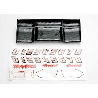 Traxxas  5446G Heckflgel carbon mit Decal