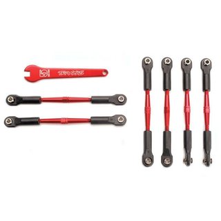 Traxxas  5539X L/R Gewindestange 58mm Alu rot