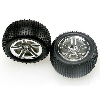 Traxxas 5572R Felgen + Reifen verklebt