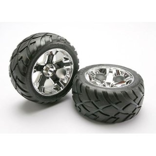 Traxxas 5576R Felgen + Reifen verklebt