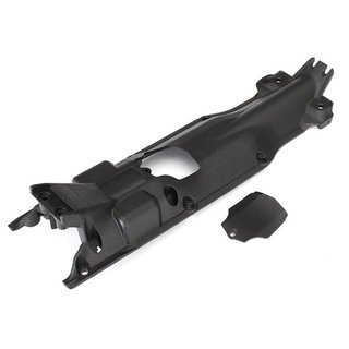 Traxxas  5637X Skidpla  Getriebe, Nylon schwarz Cover