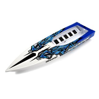 Traxxas  5718 Rumpf Spartan blaue Grafik (montiert)