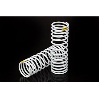 Traxxas  5856 Federn, vo (wei) (progressiv, +20% rate, gelber Streifen) (