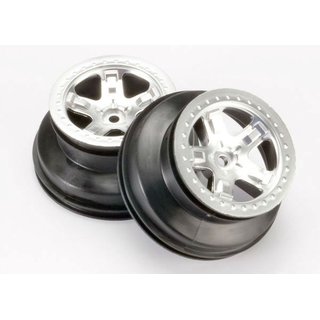 Traxxas  5872 Felgen satin chrom 2.2 hinten
