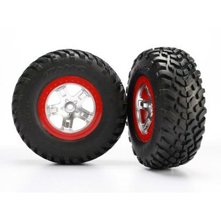 Traxxas  5873R Reifen+Felge montiert hinten