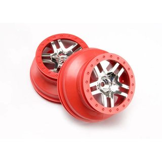 Traxxas  5876A Felge SCT SS chrome 2WD vorn