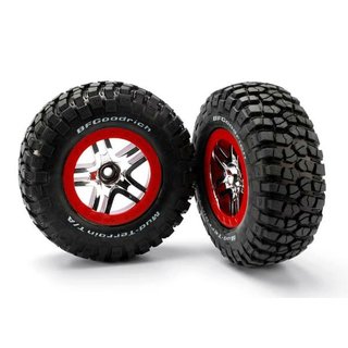 Traxxas  5877R Reifen auf Felge vorn S1 soft