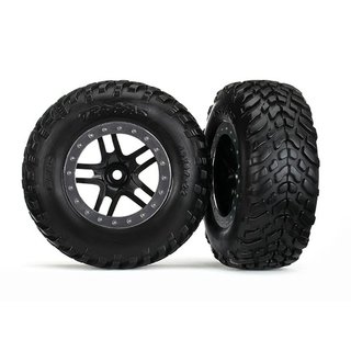Traxxas  5889 Reifen+Felge montiert 2.2/3.0 SCT Split-Spoke