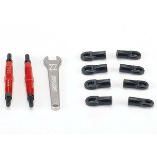 Traxxas  5938R L/R Gewindestangen, 7075-T6Alu
