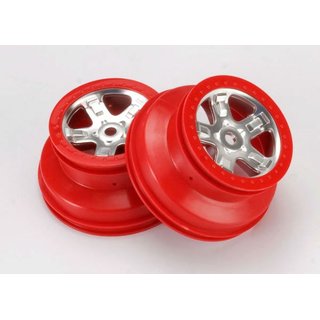 Traxxas  5972A Felgen satin chrom 2.2 dunkel
