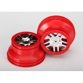Traxxas 5974A Felgen rot/chrome 2.2