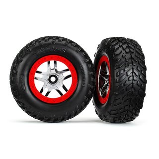 Traxxas  5977 Reifen+Felge montiert 2.2/3.0 SCT Split-Spoke
