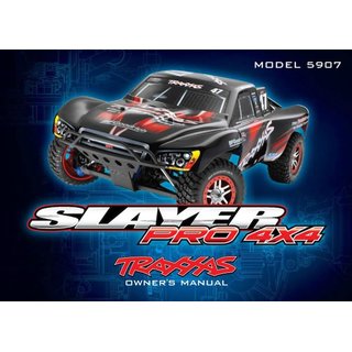 Traxxas  5999X OWNERS MANUAL, SLAYER PRO 4X4