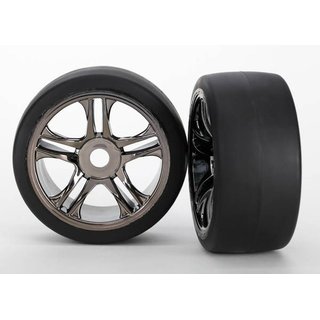 Traxxas  6477 Komplettrad hinten Speichenfel