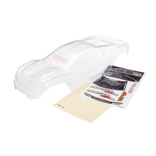 Traxxas  6717 Karo Rustler 4X4 klar / Fenster, Grill & Lichter Decal
