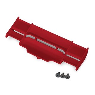 Traxxas 6721R Flügel Rustler 4X4 rot