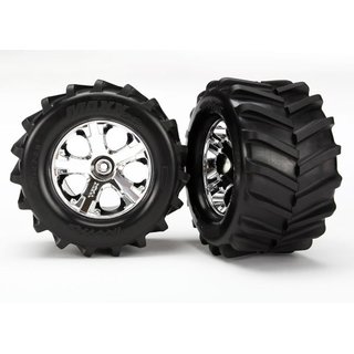 Traxxas  6771 Reifen MAXX 2.8 (2) auf Felge montiert
