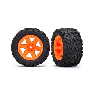 Traxxas  6773A Reifen auf Felge 2.8 RXT orange / Talon Extreme (2) (TSM rat