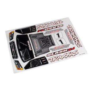 Traxxas 6813R Decal Sheet Slash 4X4