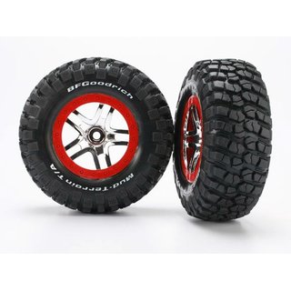 Traxxas 6873R Reifen auf Felge chrome