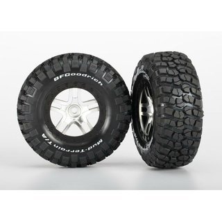 Traxxas 6873X Reifen auf Felge chrome S1