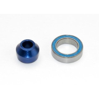 Traxxas 6893X Kugellager Adapter Alu