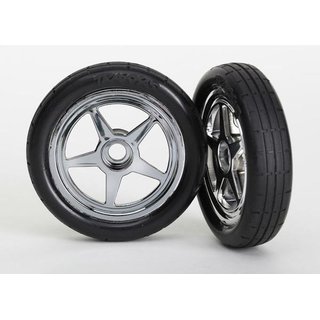 Traxxas 6975 Reifen+Felge vorn chrome 29
