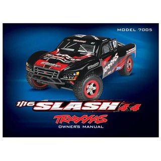 Traxxas  7097 Bedienungsanleitung 1/16 SLASH 4WD
