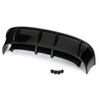 Traxxas  7413 Wing, Ford Fiesta ST Rally (black)/ hardware