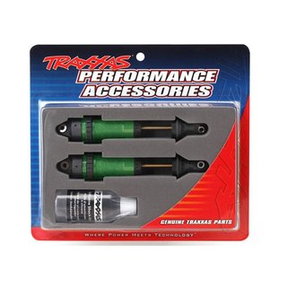 Traxxas  7462G Dmpfer GTR XXL Alu grn PTFE-coated +TiN shafts (2)