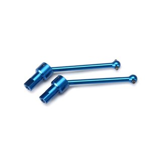 Traxxas  7650R Alu-Antriebswellen blau v/h (2) 6061-T6