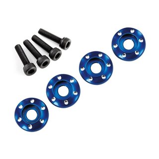 Traxxas  7668 Alu-Radmu rn blau (4) 3x12 CS