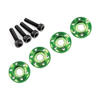 Traxxas  7668G Alu-Radmu rn grn (4) 3x12 CS