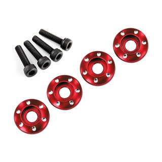 Traxxas  7668R Alu-Radmu rn rot (4) 3x12 CS