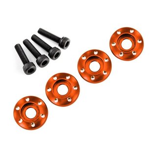 Traxxas  7668X Alu-Radmu rn orange (4) 3x12 CS